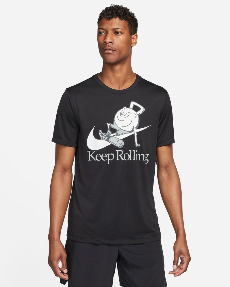 T-shirt de training Nike Dri-FIT Noir pour homme