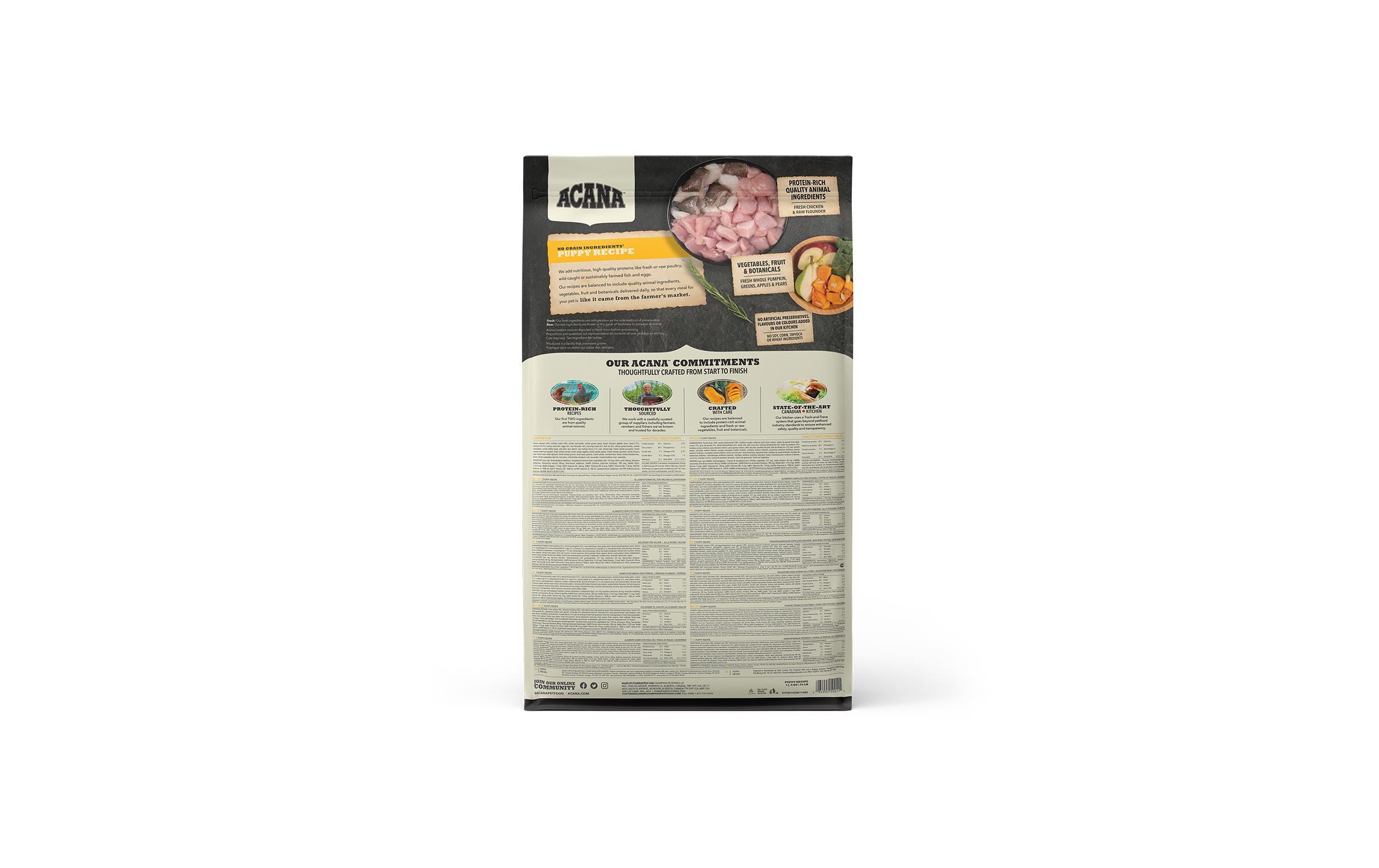 Trockenfutter Puppy Recipe, 11.4 kgTrockenfutter für Hundewelpen bis 30 kg