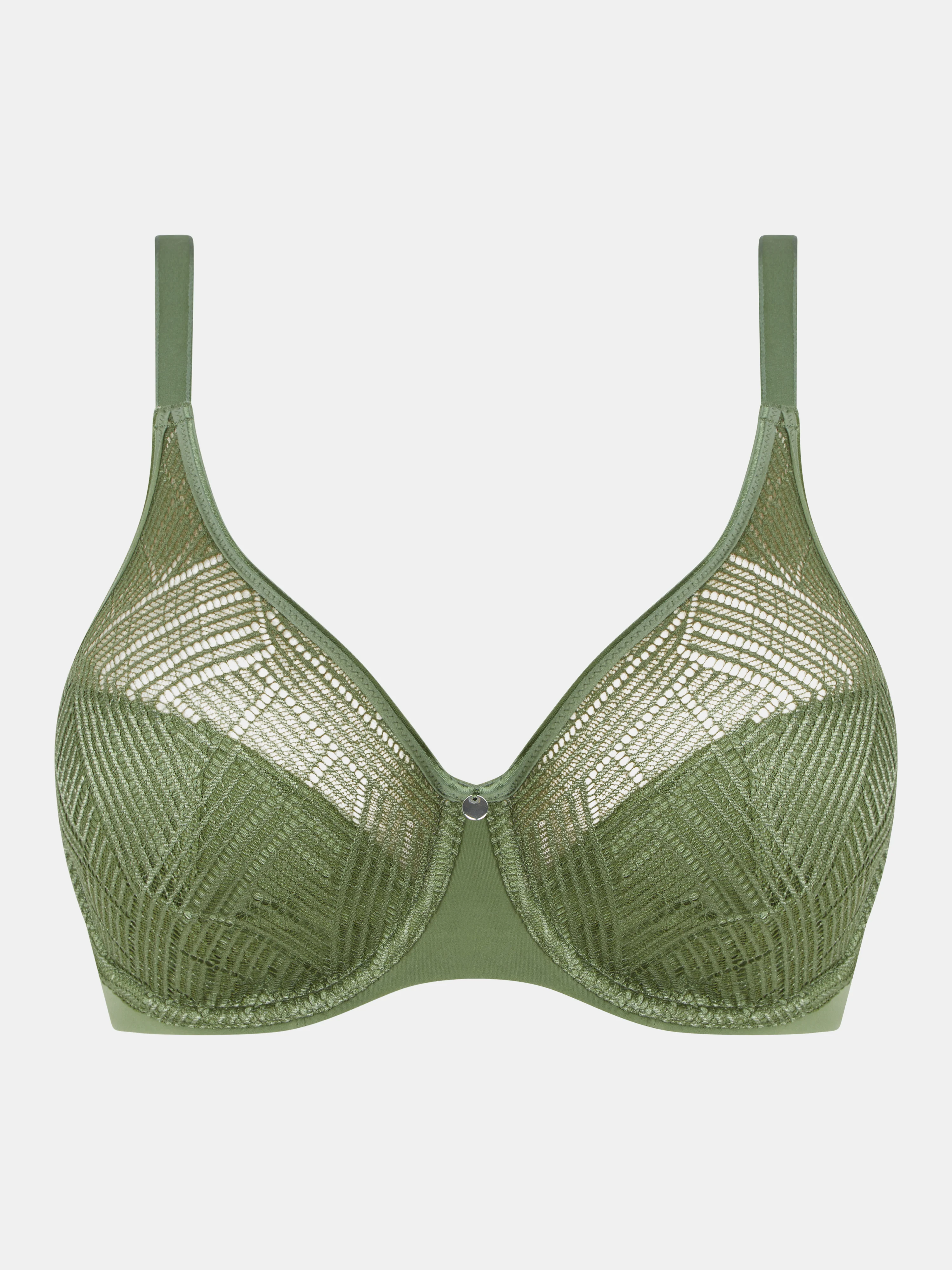 EMMA - Soutien-gorge moulé emboîtant en dentelle | Vert