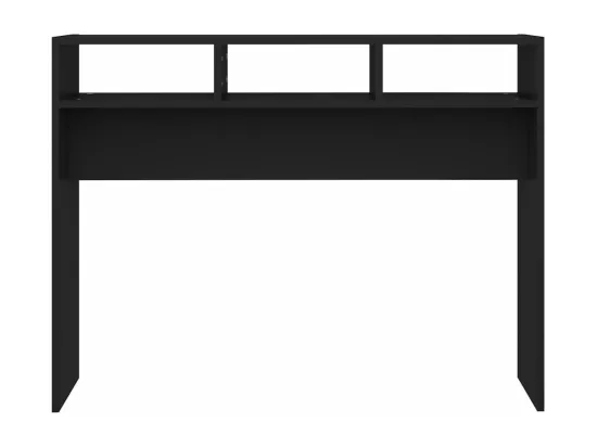 Table console Noir 105x30x80 cm Aggloméré
