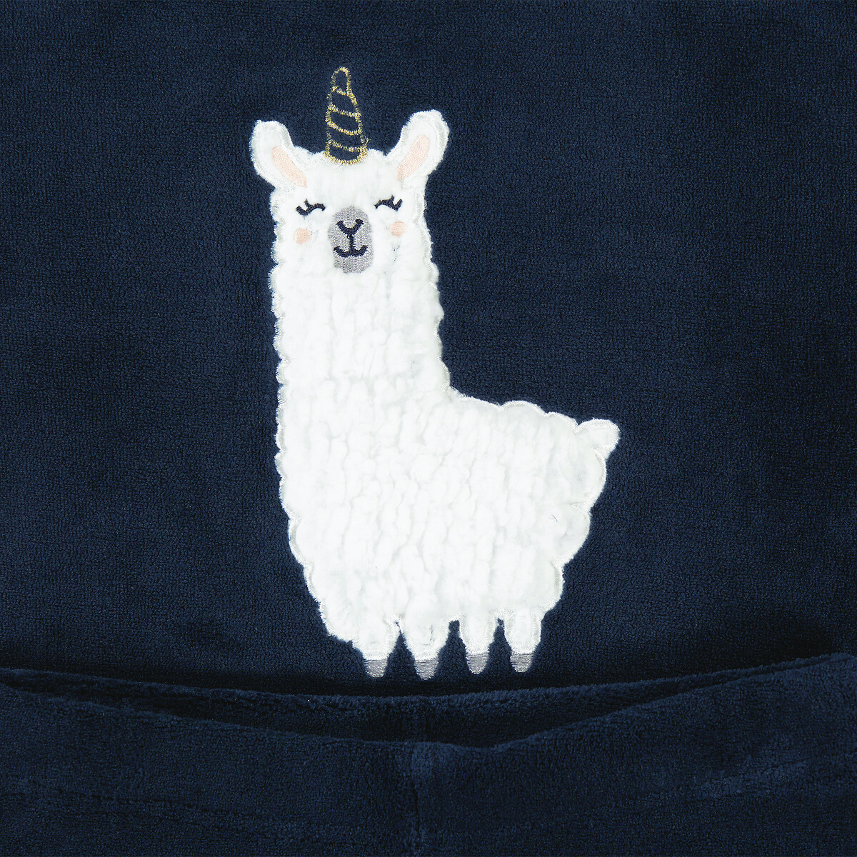 COLEÇÕES LA REDOUTE<br>Pijama de lã com motivo de lhama em sherpa