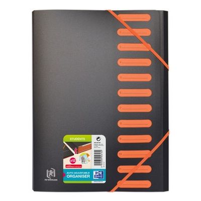 Oxford for Students - Trieur polypro 12 positions - disponible dans différentes couleurs