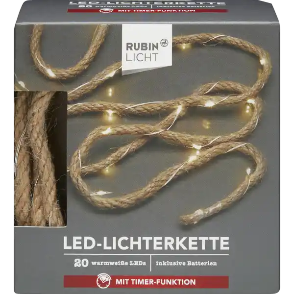 LED-Lichterkette Sisal