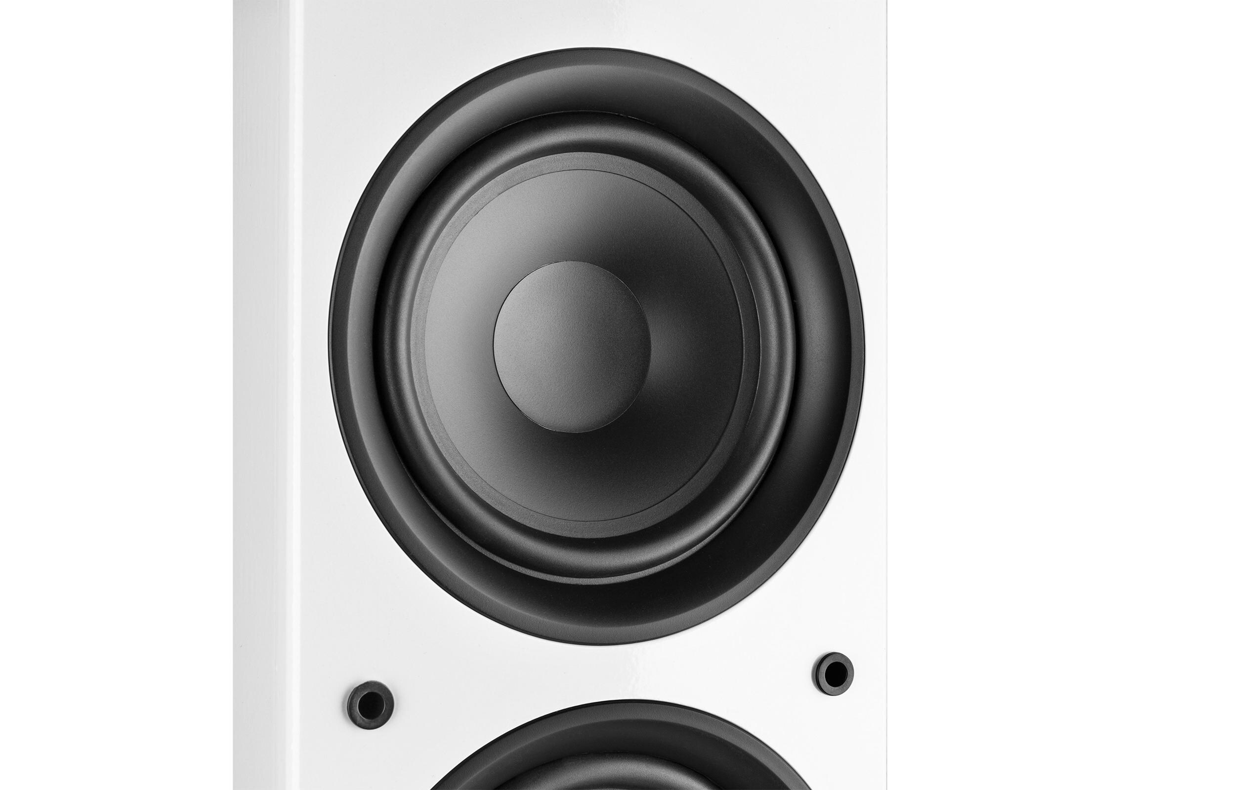 Standlautsprecher Paar SHF80W Weiss<br>Elegante und moderne Home-Entertainment-Lautsprecher