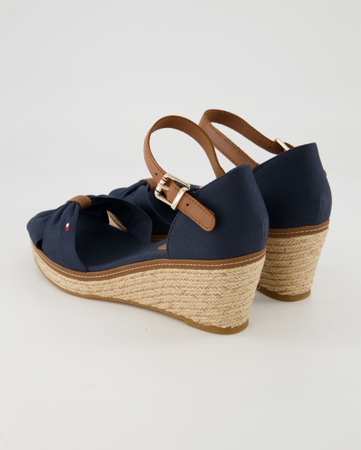 Tommy Hilfiger Iconic Elba Wedges in Blau