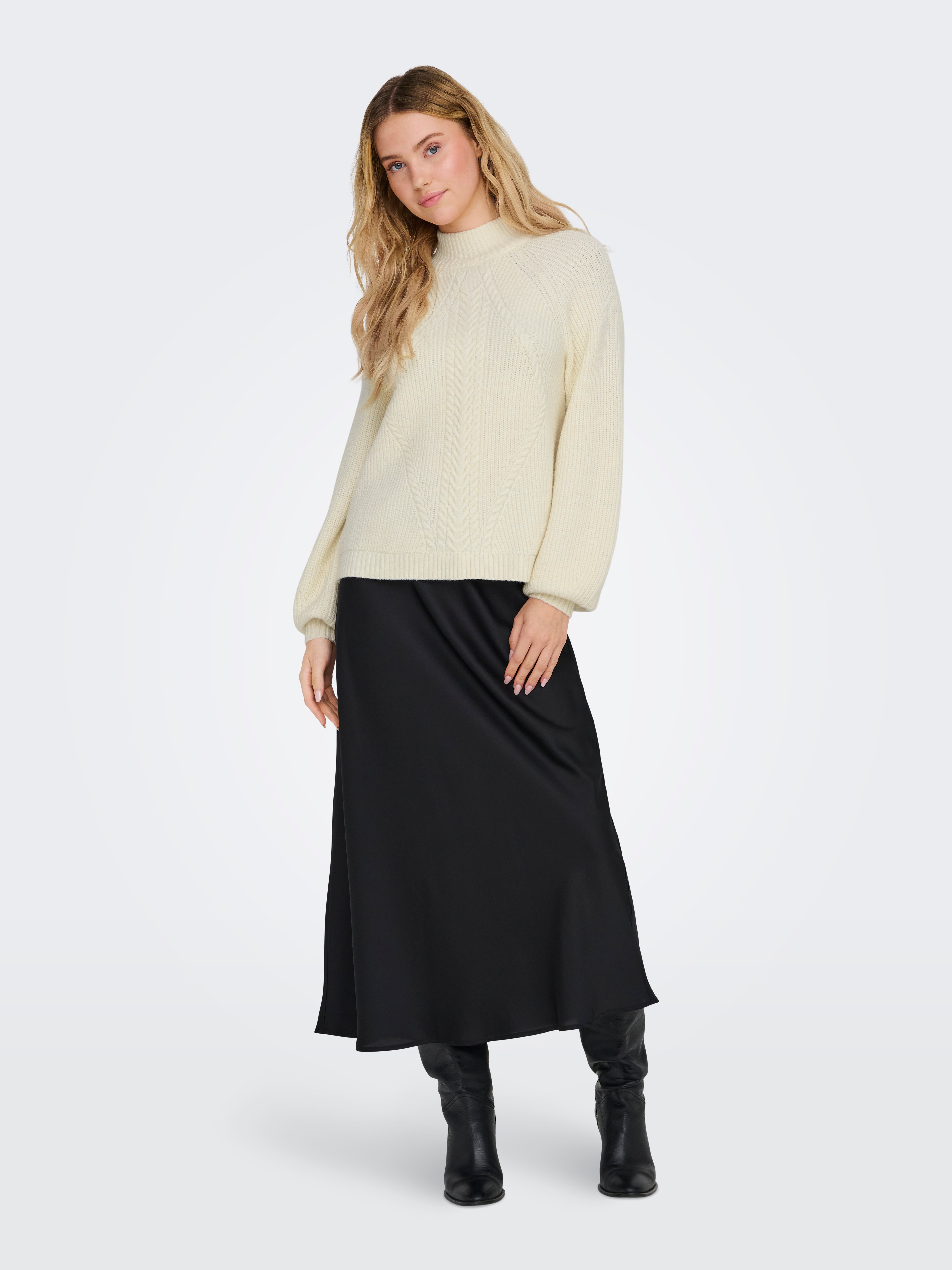 ONLKATIA Strickpullover Whitecap Gray