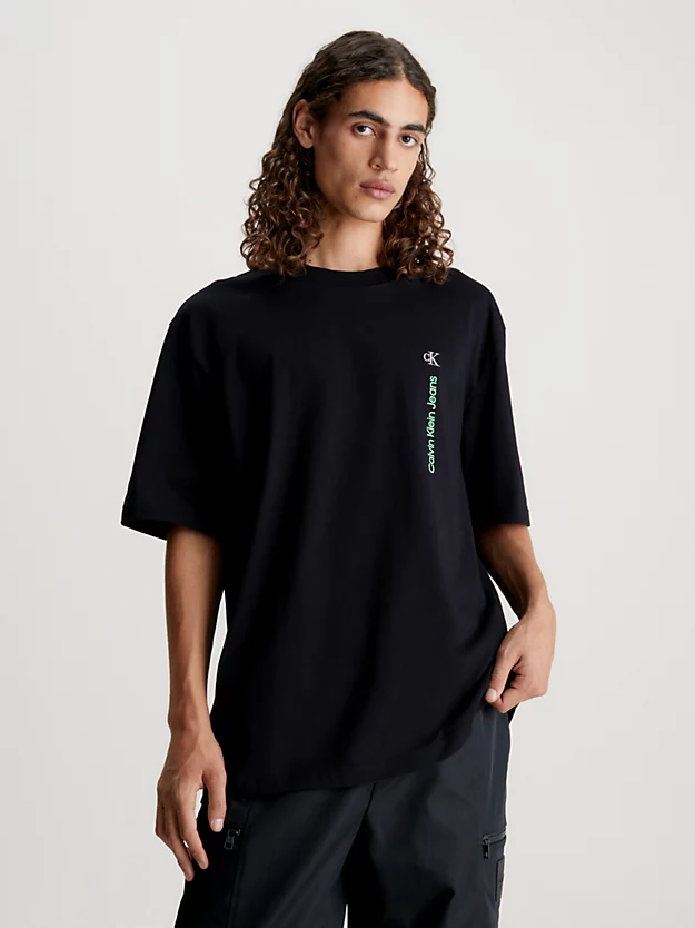 Camiseta de algodão oversized