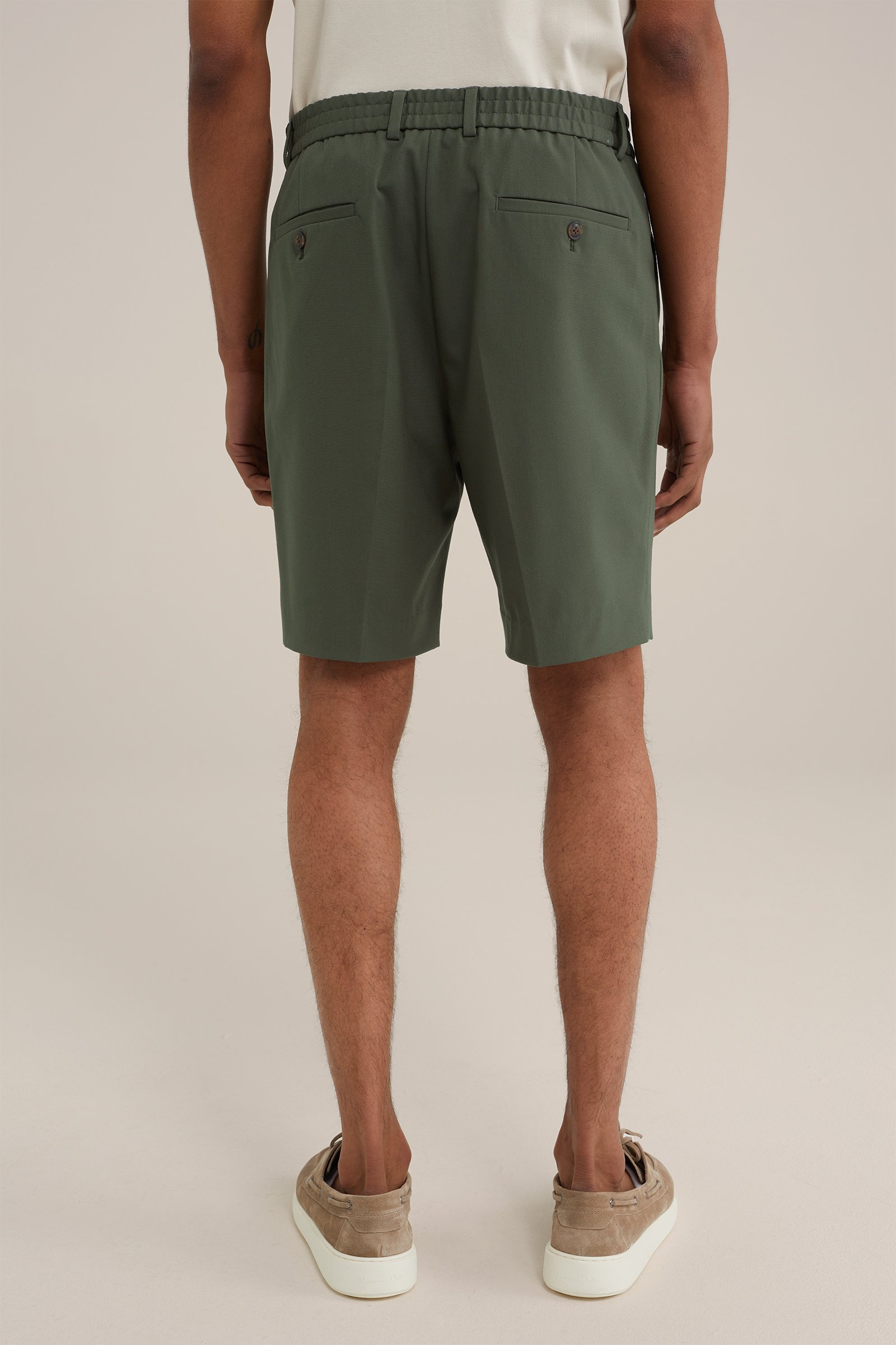 slim fit short Fundamentals Legergroen