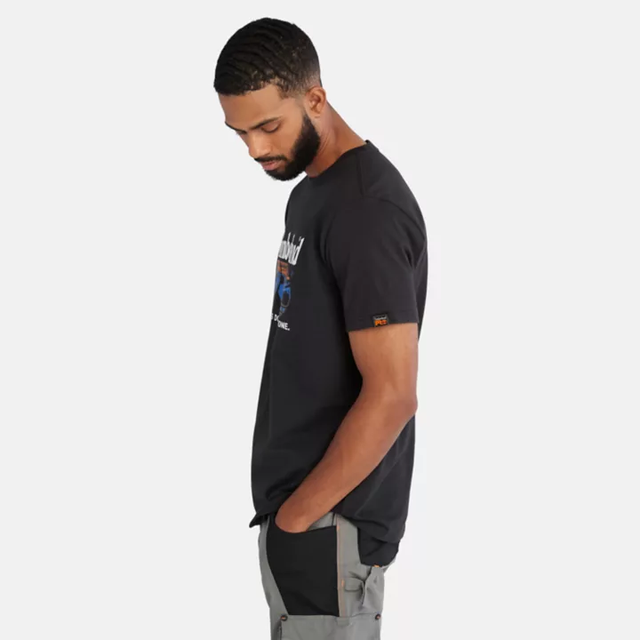 T-shirt à logo Timberland PRO Core pour homme en noir
