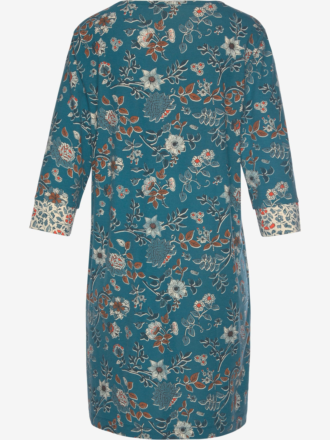 Chemise de nuit fantaisie, imprimé floral