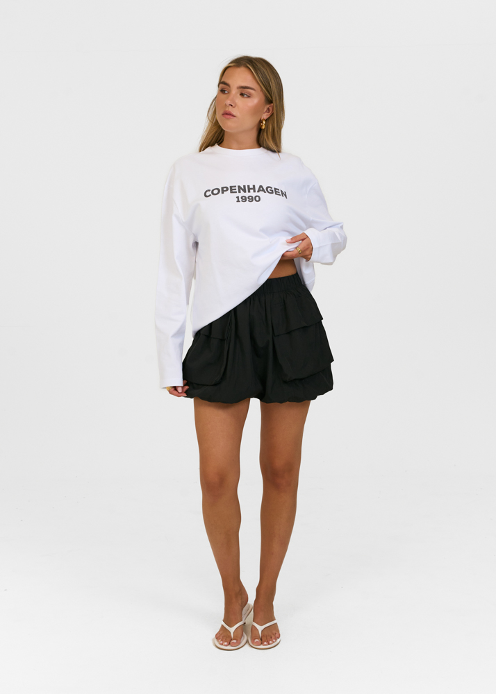 Amy cargo skort zwart
