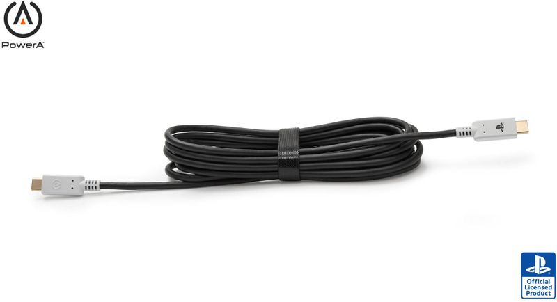 PowerA - USB-C naar USB-C Oplaadkabel - 3 Meter - Voor PS5 DualSense Controller