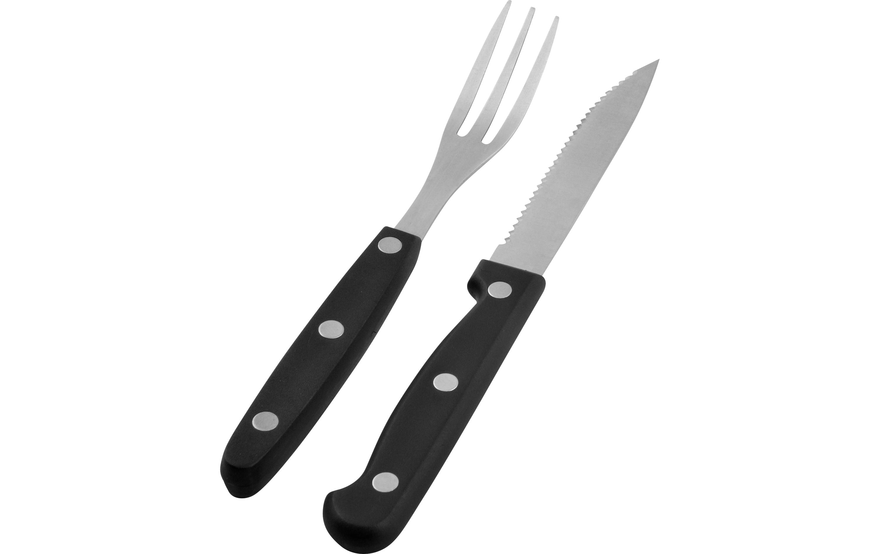 Steakbesteck-Set 8-teilig, SchwarzSteakbesteck aus Edelstahl