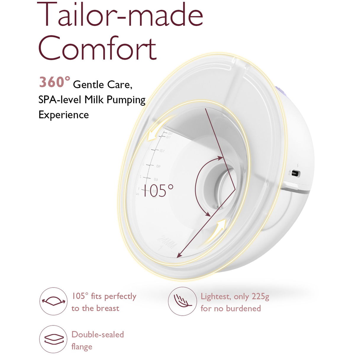 MomcozyMomcozy   M5 Milchpumpe grau Doppelt