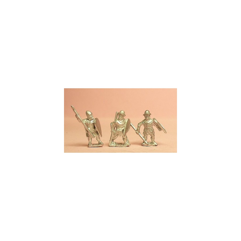 Light / Medium Spearmen, various dress, kite shields
