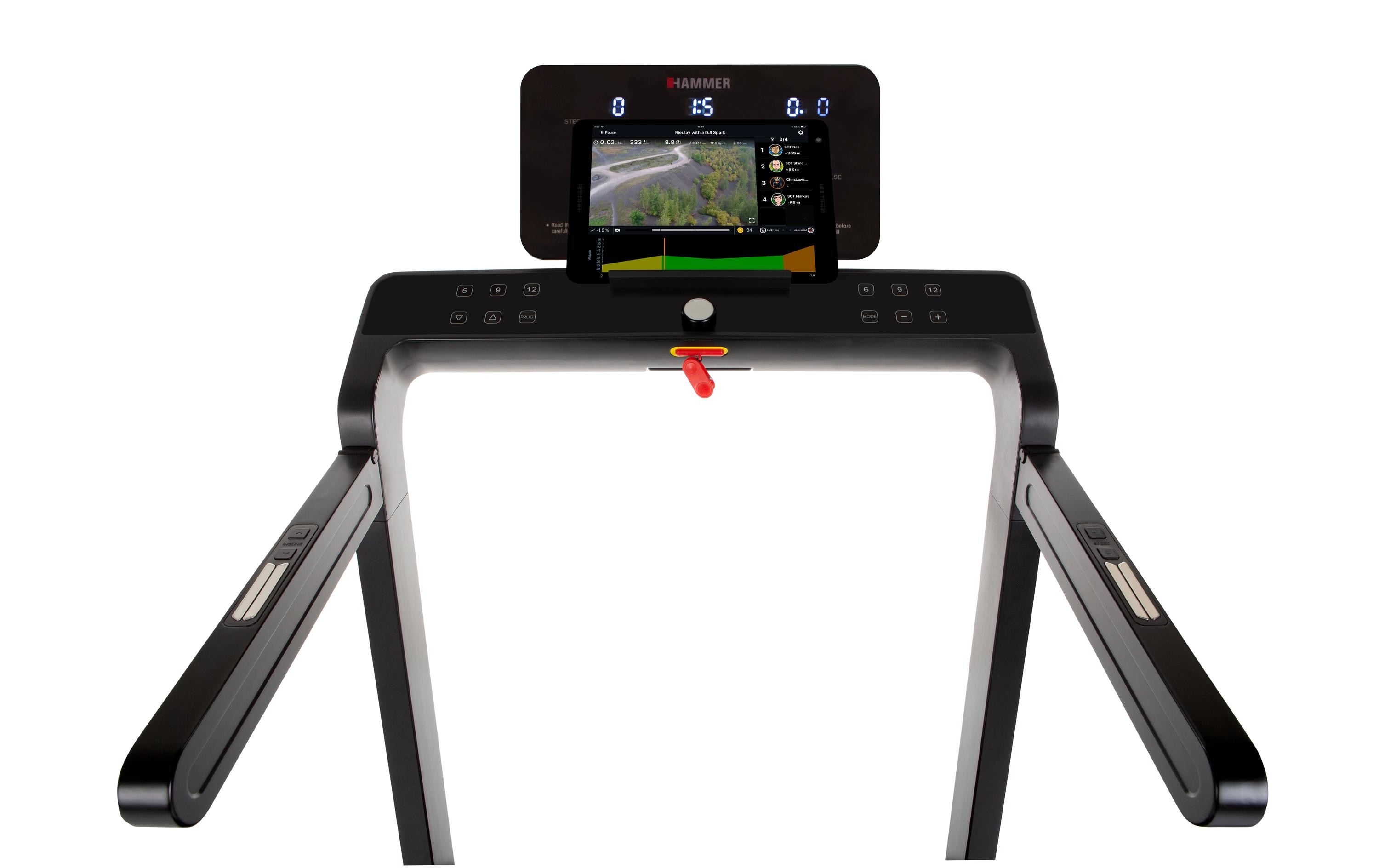 Laufband Q. Vadis 3.0<br>Modernes Laufband mit Tablet-Halterung