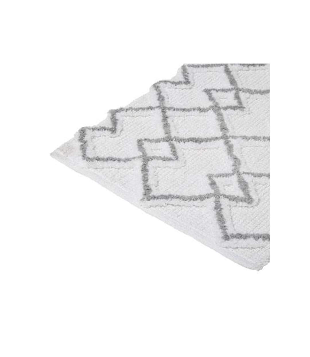 Tapis Salle de Bain Ethnique 50x75cm Gris
