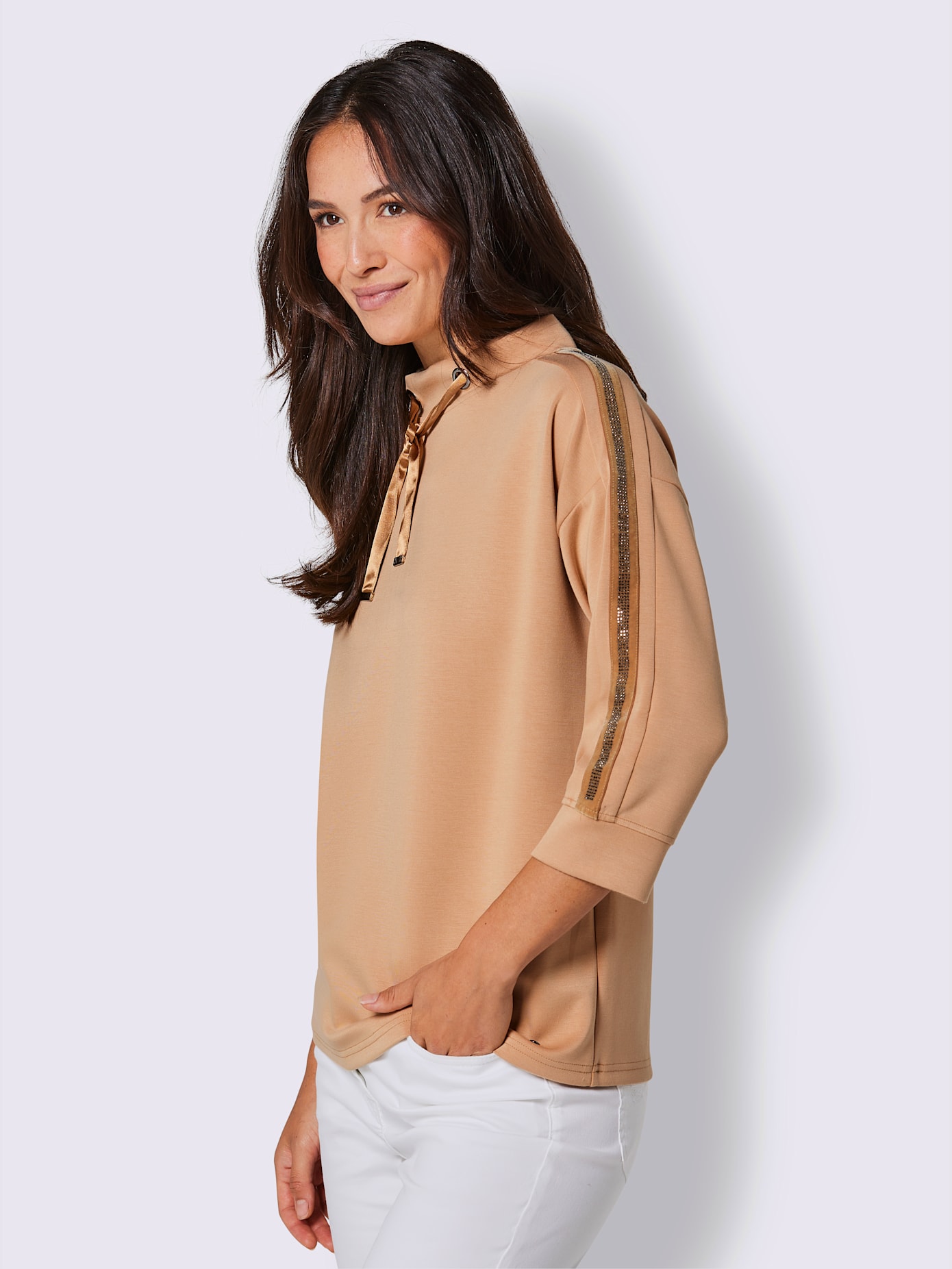 T-shirt modal polyester ultra-doux avec modal