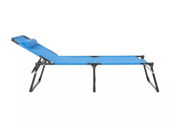 Bain de soleil pliant en aluminium transat de plage PINNACLE