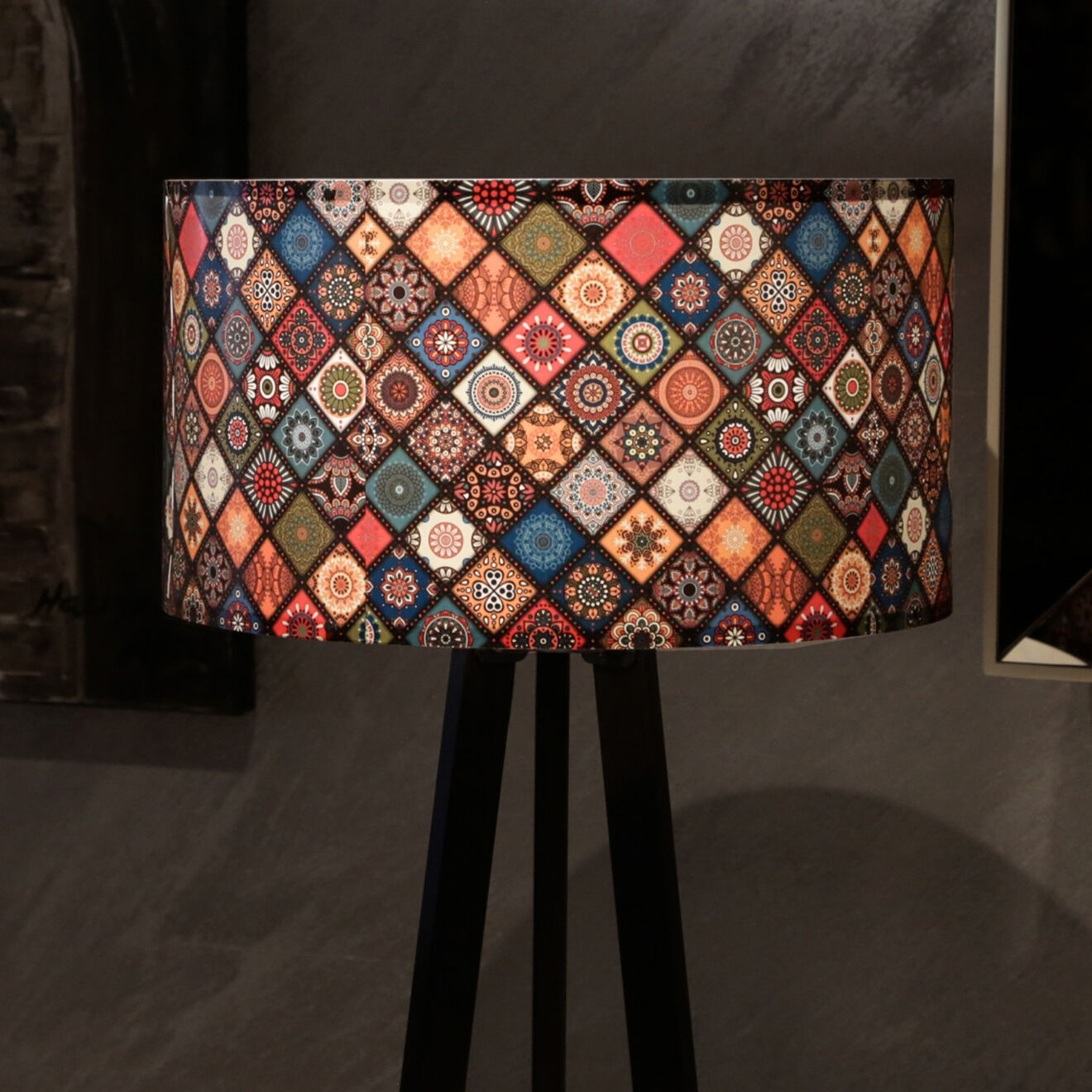 Opviq Lampadaire AYD multicolore - 21x38x140 cm