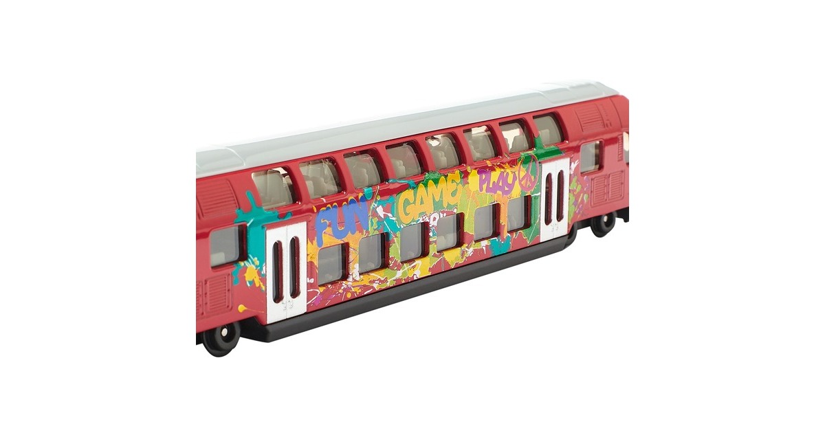 SIKUSuper - Dubbeldekker trein Modelvoertuig  (Schaal 1:87)