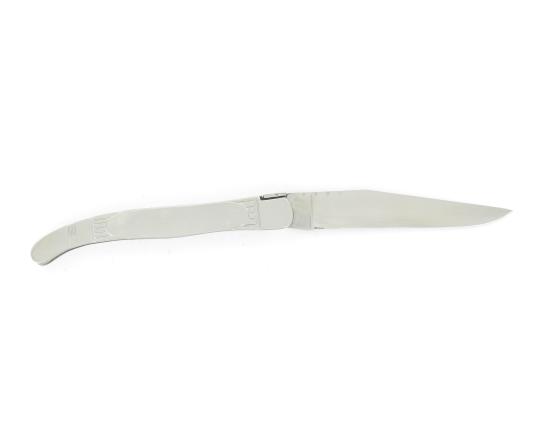 Laguiole - Inox - Manche Inox Couteau de poche par Coursolle