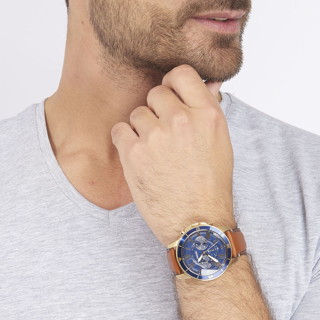 Montre Fossil Grant Sport Bleu