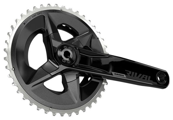 Pédalier Sram Rival D1 DUB Wide 43-30 Dents 2x12V (sans boitier) Noir