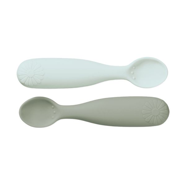 Cam Cam Copenhagen Flower Lepels - 2 Stuks - Olive Mix