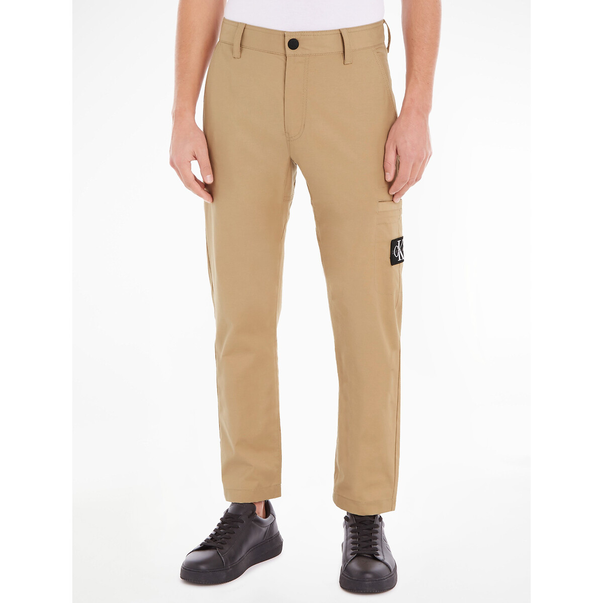 CALVIN KLEIN JEANS<br>Calças Ripstop, chinos ajustados