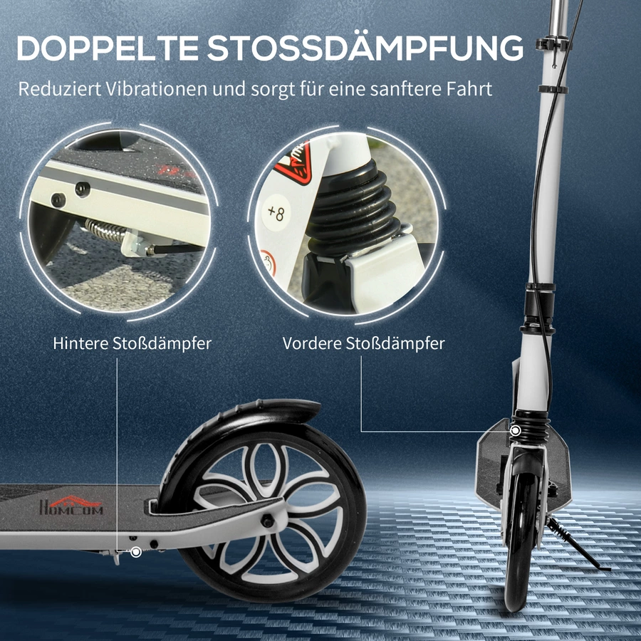 HOMCOM Tretroller bunt