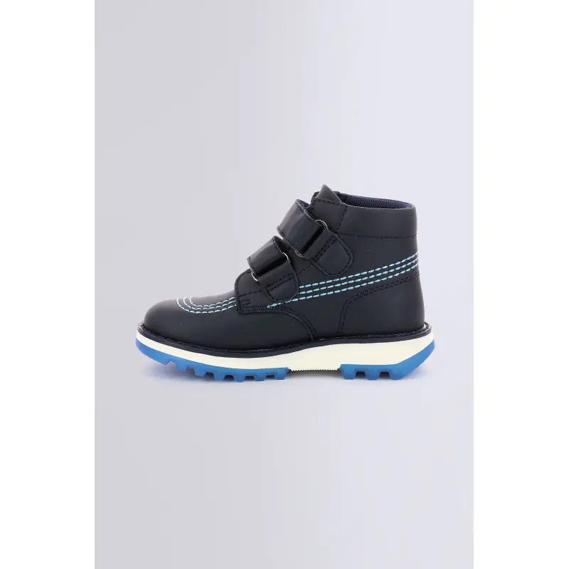 KICKFUN MARINE BLEU BOTTILLONS Synthétique Garçon