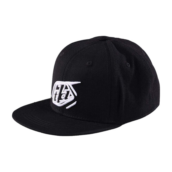 Troy Lee Designs - Casquette enfant Cropped Badge Youth Noir