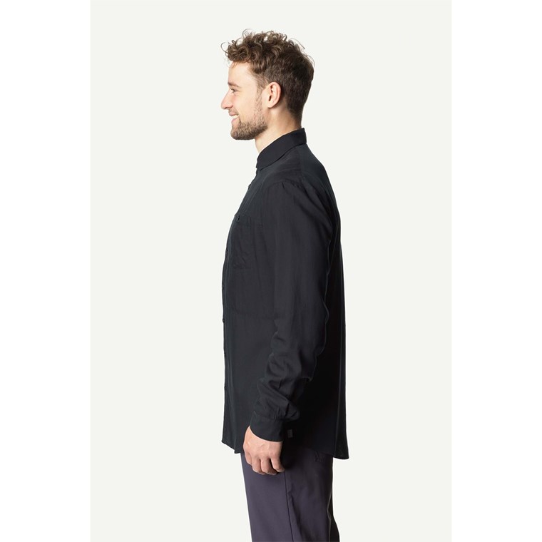 Houdini M's Tree LongsleeveShirt True Black Light