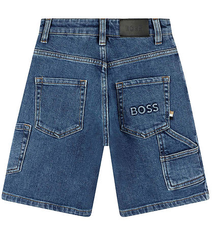 BOSS Denimshorts - DouBlå Stone