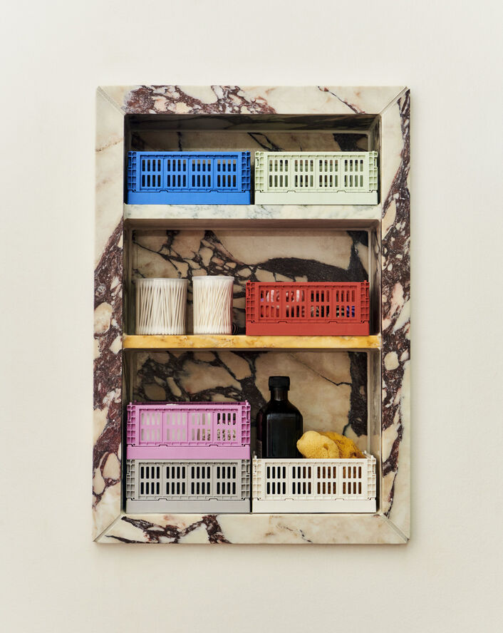 Hay Hay Colour Crate, Mini, 2 stk. Electric blue