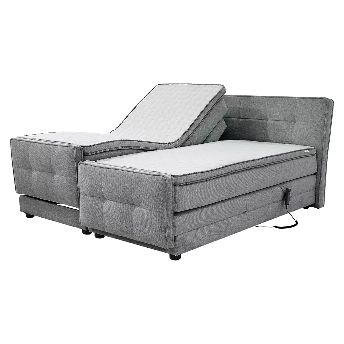 Boxspringbett Paulo 180x200 Grau