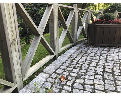 FLAIRSTONE universele steen graniet Bergama grijs 10 x 10 x 25 cm
