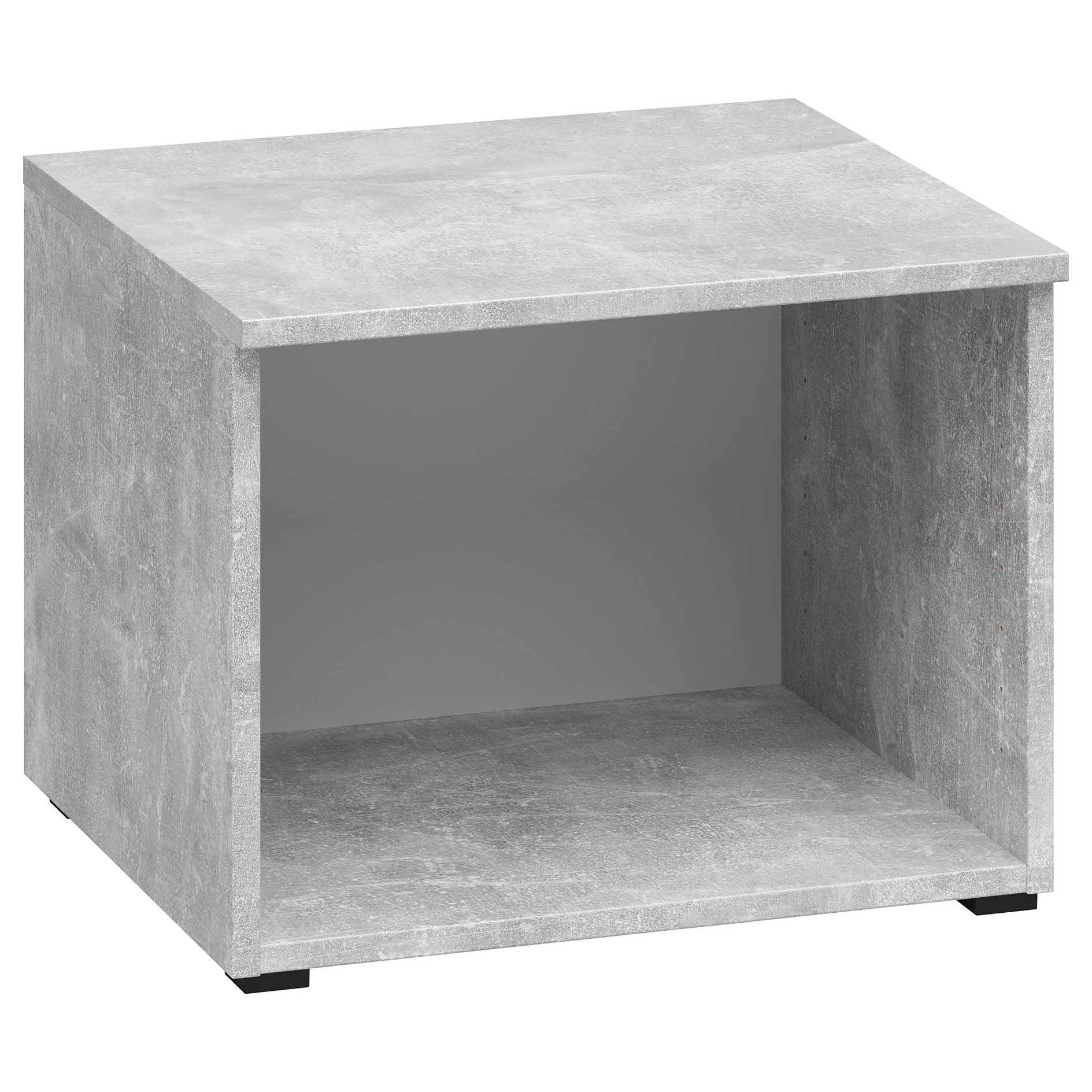 Aufsatzelement - auch hängend verwendbar - Betonoptik - Breite 45 cm