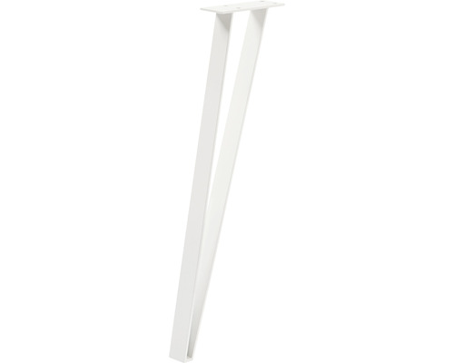 Tarrox Tafelpoot Plat Set 720 mm Wit 2 Stuks