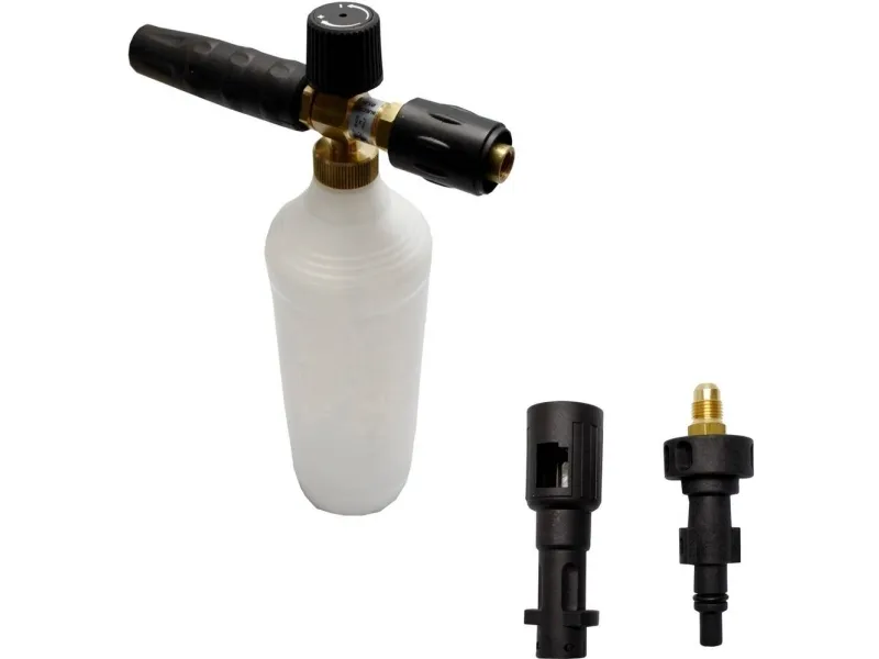 Lavor med 3 adapter 6.666.6666-KIT Skumdyse Passer Mærke (højtryksrensere): Kärcher, Kränzle, Lavor, Parkside 1 stk