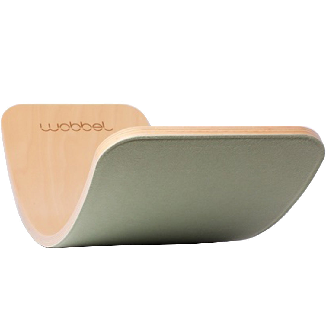 wobbel large met vilt - bos groen