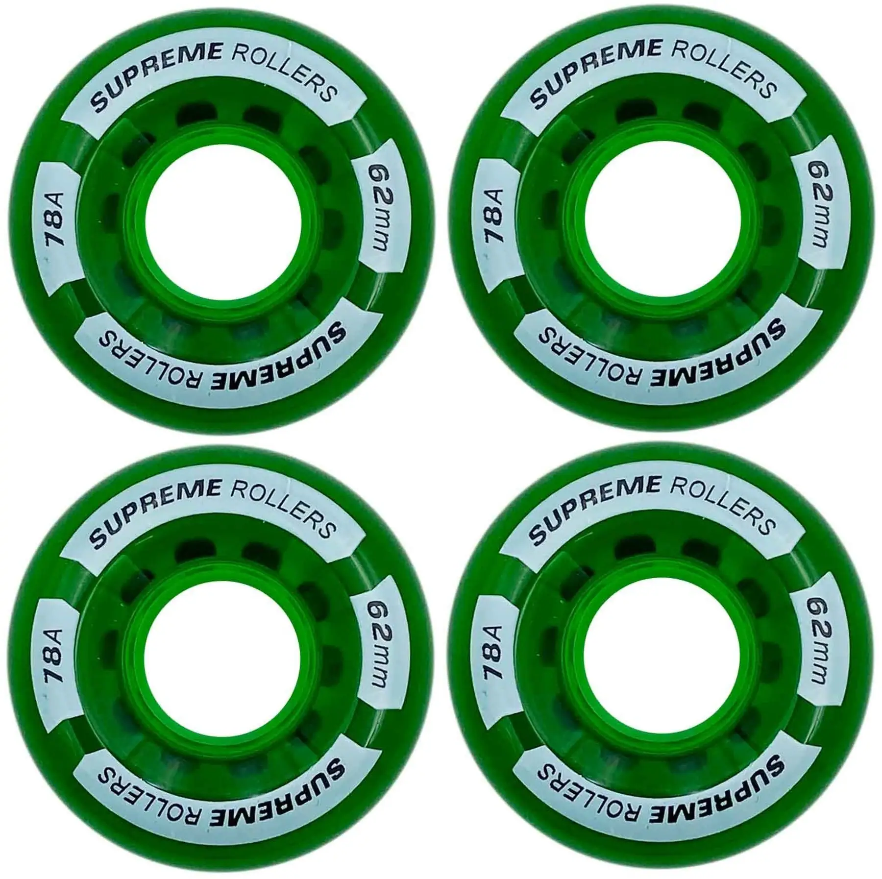 Supreme Rollers Quad Wheels 4-Pak | SkatePro
