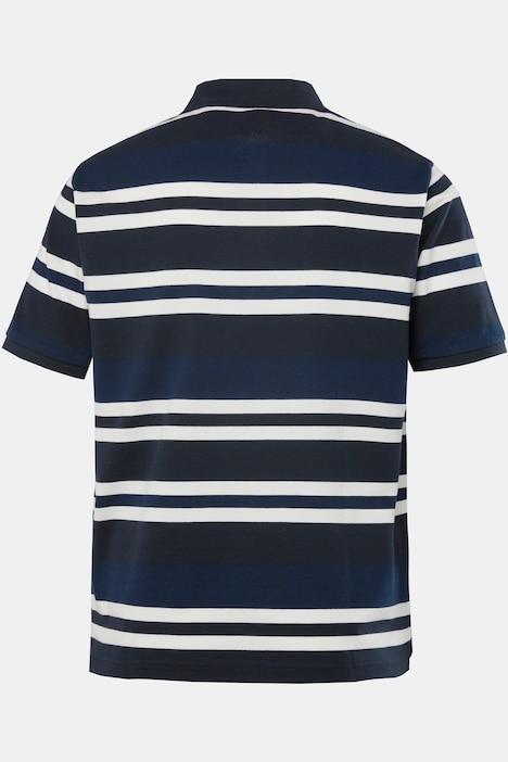 Poloshirt, Halbarm, Piqué, Ringel, bis 8 XL
