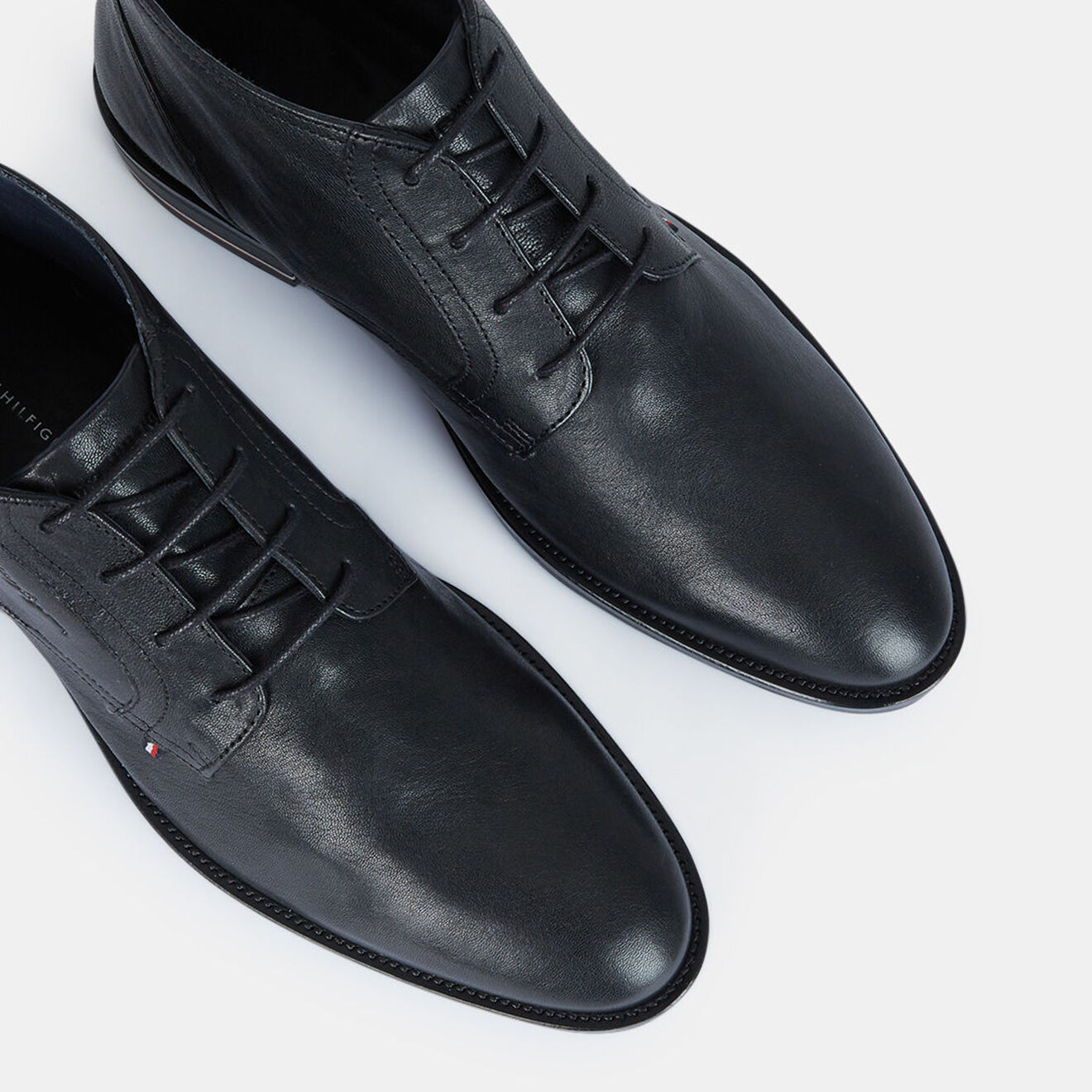 Tommy Hilfiger Desert boots en Cuir Signature noires