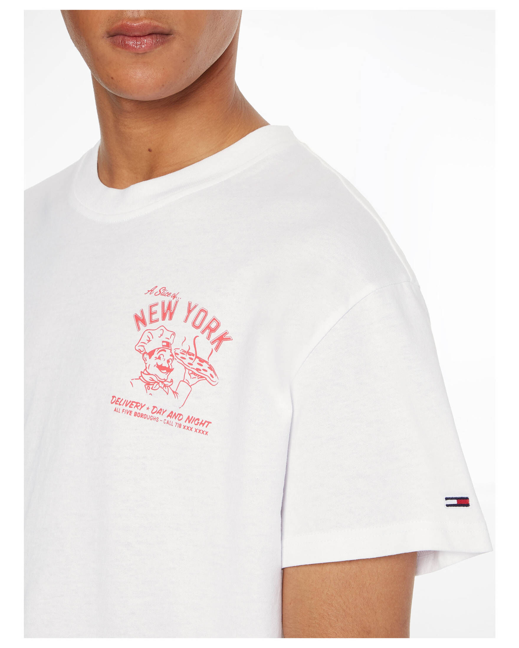 Tommy Jeans| Herren T-Shirt BEST PIZZA TEE