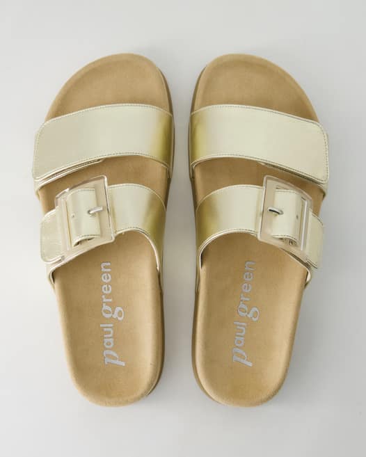 Paul Green 6157 Pantoletten in Gold