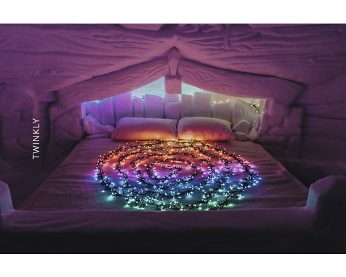 Twinkly LED Cluster Lichtsnoer Generatie II 400 LED's Veelkleurige Lichtkleur incl. App Bediening
