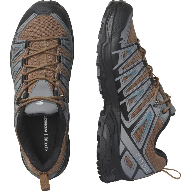 X ULTRA PIONEER  Hiking-Halbschuhe Herren Toffee/QuietShade/MallardBlue
