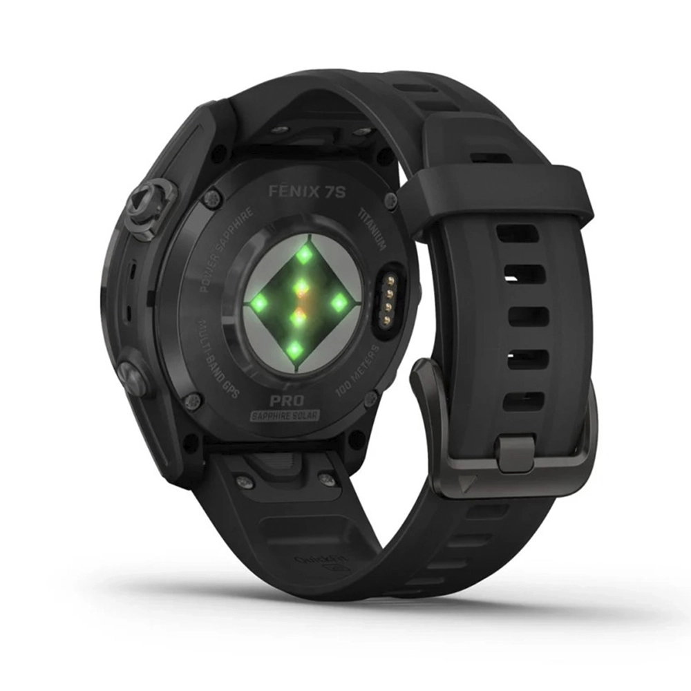 Garmin fenix 7S Pro Sapphire Solar Edition Smartwatch Schwarz/Carbongrau 42mm